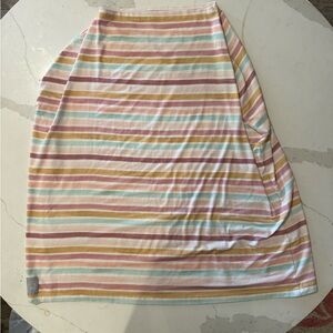 $14 ADD ON Copper Pearl Multi-Use Cover in Pink Stripe  One Size Little Sleepies